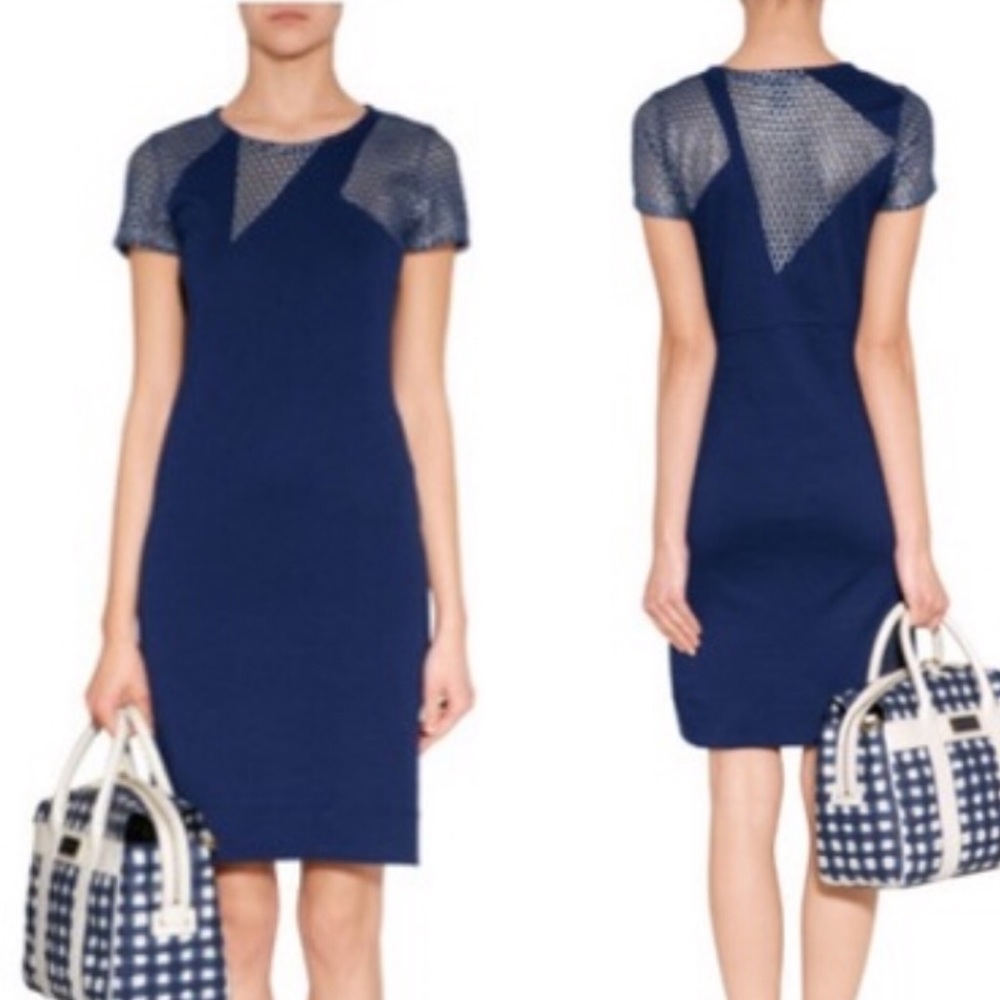 Marc By Marc Jacobs Metallic Knit T-Shirt Dress
